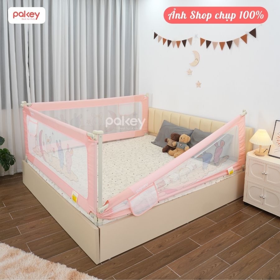 Thanh chắn giường Pakey SV1 Premium màu hồng 28 Thanh chắn giường Pakey SV1 Premium