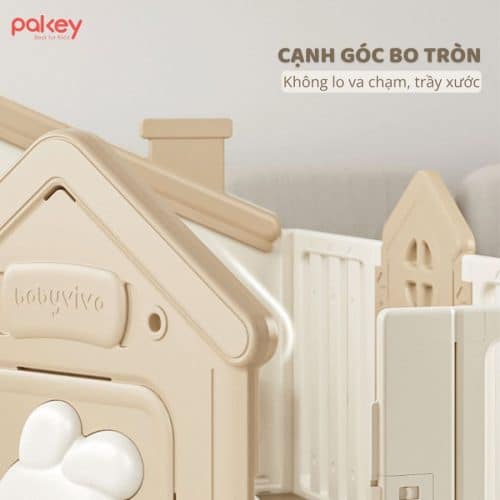 Các góc bo tròn tránh va chạm và gây nên những tổn thương ngoài ý muốn