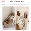 Tủ được nghiên cứu và thiết kế khoa học, phù hợp với chiều cao và đặc điểm của các bé từ 3-10 tuổi