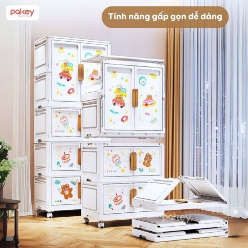 Tủ quần áo nhựa Pakey SK008