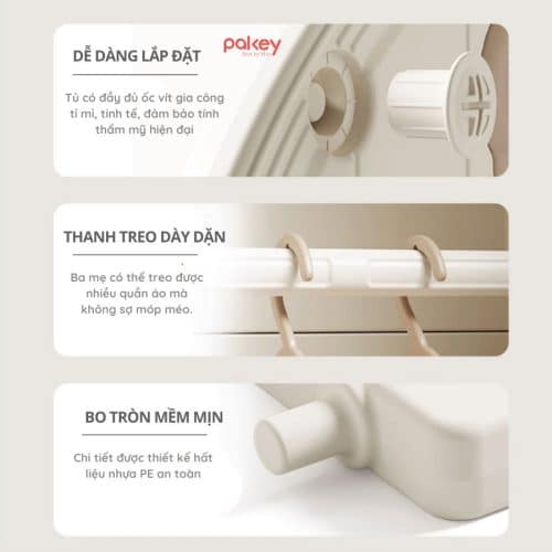 Các chi tiết đều được thiết bo tròn và nhẵn mịn đảm bảo an toàn cho bé