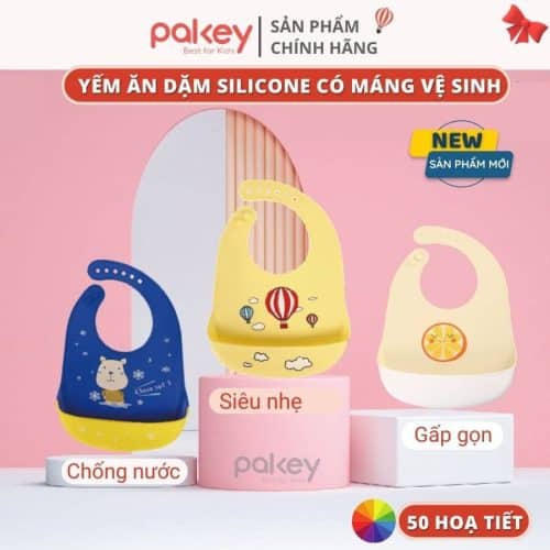 Khi không sử dụng, yếm dễ dàng gấp gọn lại thành kích thước nhỏ gọn