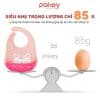 Yếm silicon có máng cho bé 24 Với trọng lượng chỉ 85g, yếm silicone siêu nhẹ giúp bé đeo mà không gây áp lực lên cột sống cổ và vai