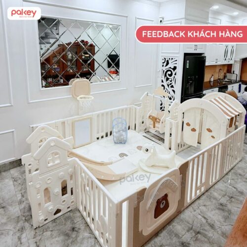 quây cũi liên hoàn cho bé Pakey gấu mặt trăng mới
