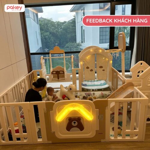 quây cũi liên hoàn cho bé Pakey gấu mặt trăng mới