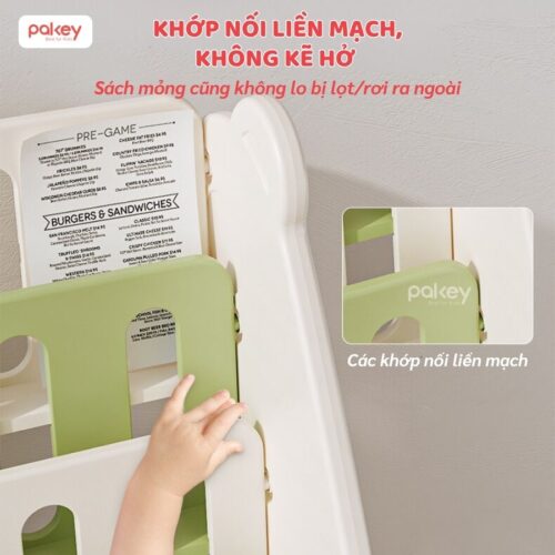 Kệ sách gấu 5 tầng kèm hộc Pakey GS01
