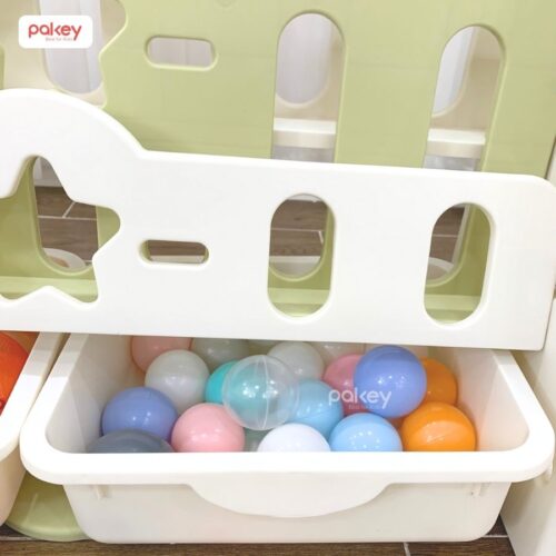 Kệ sách gấu 5 tầng kèm hộc Pakey GS01