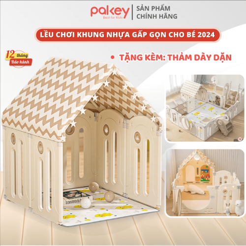 Nhà lều Moon House có hình dáng ngộ nghĩnh kết hợp với màu sắc bắt mắt phù hợp với trẻ nhỏ
