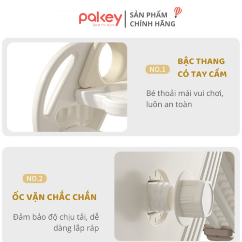 Thiết kế ốc chốt xoáy thông minh, dễ dàng tháo vặn và lắp ráp.