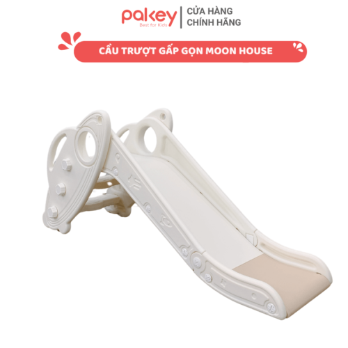 Cầu trượt Pakey Moon House được thiết kế mô phỏng theo mô hình con tàu vũ trụ