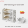 Kệ để đồ cho bé Pakey Moon House 12 Các hộc có độ nghiêng vừa phải giúp việc quan sát và lấy đồ trở nên thuận tiện hơn.