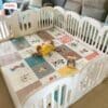 Quây cũi nhựa cao cấp Bambi Kids 30 Quây cũi nhựa cao cấp Bambi Kids