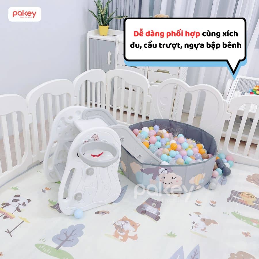 Quây cũi nhựa cao cấp Bambi Kids