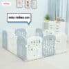 Quây cũi nhựa cao cấp Bambi Kids 24 Quây cũi nhựa cao cấp Bambi Kids - màu trắng ghi