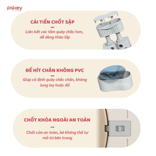 Quây cũi nhựa liên hoàn Moon House 7-8 tiện ích 31 Set quây cũi nhựa liên hoàn cho bé Pakey Moonhouse