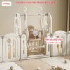 Quây cũi nhựa liên hoàn Moon House 7-8 tiện ích 28 Set quây cũi nhựa liên hoàn cho bé Pakey Moonhouse