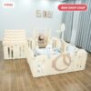 Quây cũi nhựa liên hoàn Moon House 7-8 tiện ích 19 Set quây cũi nhựa liên hoàn cho bé Pakey Moonhouse