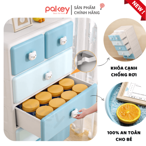 Tủ nhựa Pakey SK002 27 Độ bền cao của chất liệu giúp tủ nhựa cho bé có thể đồng hành cùng trẻ qua thời gian dài