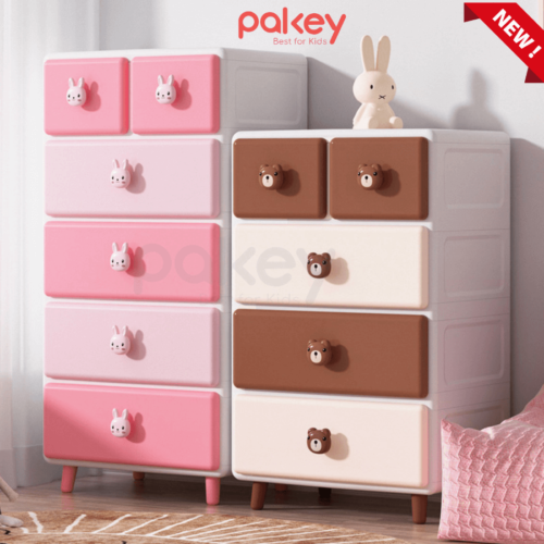 Tủ nhựa Pakey SK002 22 Tủ nhựa Pakey hình gấu có hai kích thước tương ứng với 2 phân loại