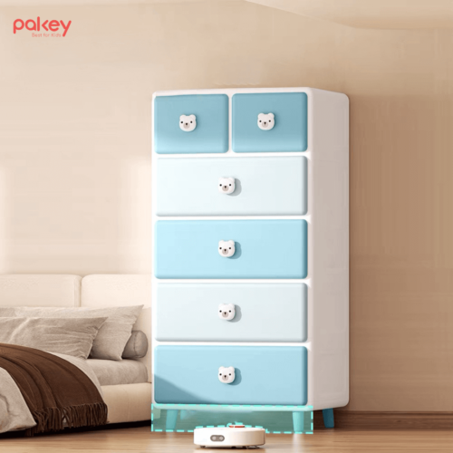Tủ nhựa Pakey SK002 17 Tủ nhựa cho bé có chức năng đựng quần áo, bỉm sữa, đồ chơi cho bé