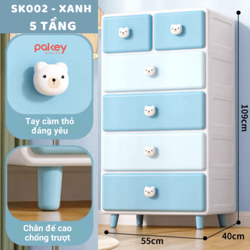 Tủ nhựa Pakey SK002 31 pakey tu nhua cho be SK002 5