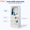 Tủ nhựa cho bé Pakey HX010 15 Dung tích 315L và các ngăn kéo được thiết kế sâu hơn giúp việc lưu trữ đồ đạc được tối ưu hóa, quản lý không gian hiệu quả