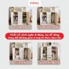 Tủ kệ đa năng Pakey E012
