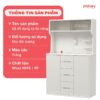 Tủ kệ đa năng Pakey E012