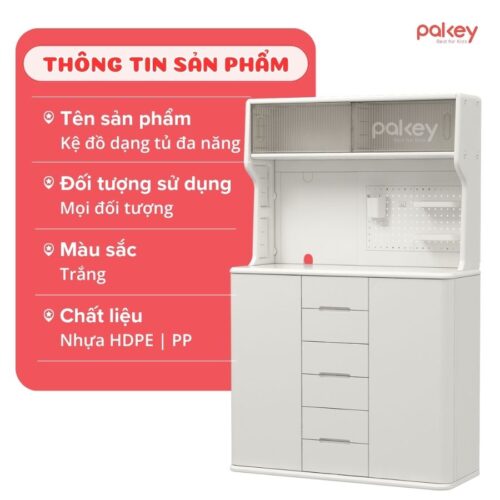 Tủ kệ đa năng Pakey E012 14 Tủ kệ đa năng Pakey E012