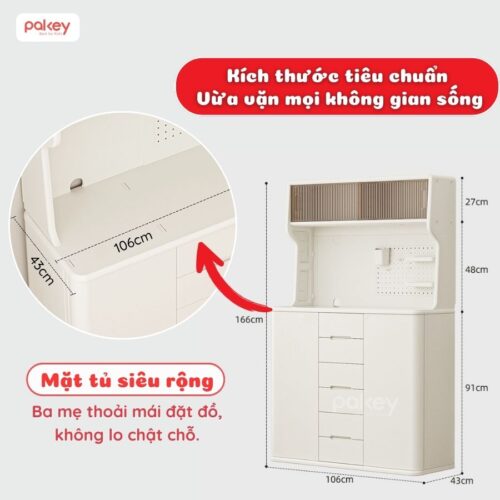 Tủ kệ đa năng Pakey E012 15 Tủ kệ đa năng Pakey E012