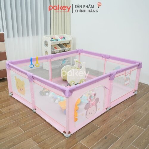 Quây bóng vải Pakey K1 - màu hồng