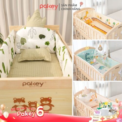 Avatar - Bộ ga nệm nôi cũi gỗ Pakey