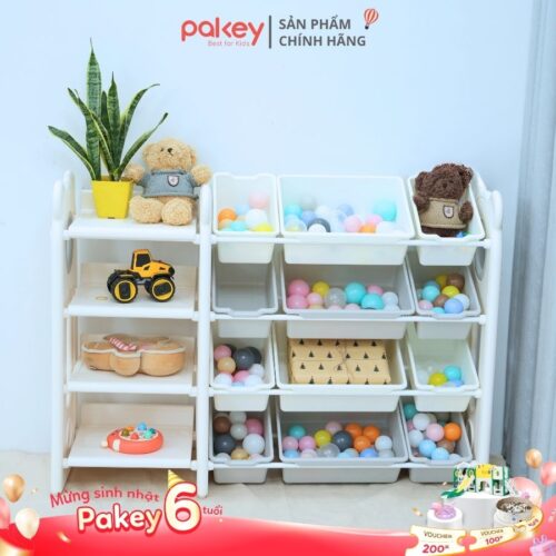 Avatar - Kệ để đồ cho bé 4 tầng kèm hộc