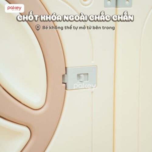 Quây cũi nhựa gấp gọn Pakey Moon House MH01 28 Quây cũi nhựa gấp gọn Pakey Moon House MH01