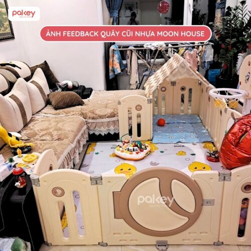 Quây cũi nhựa gấp gọn Pakey Moon House MH01 19 Quây cũi nhựa gấp gọn Pakey Moon House MH01