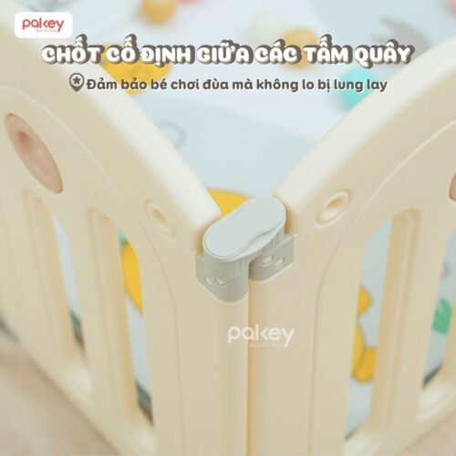 Quây cũi nhựa gấp gọn Pakey Moon House MH01 27 Quây cũi nhựa gấp gọn Pakey Moon House MH01