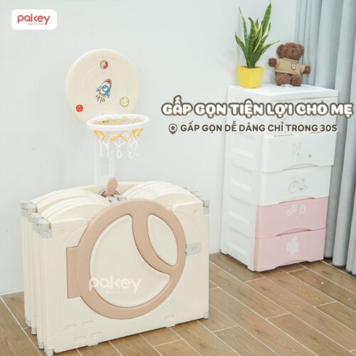 Quây cũi nhựa gấp gọn Pakey Moon House MH01 22 quay cui nhua cho be pakey moonhouse MH01 7