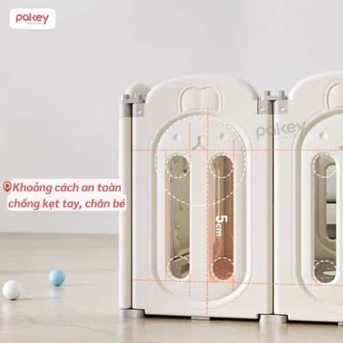 Quây cũi nhựa gấp gọn Pakey Thỏ