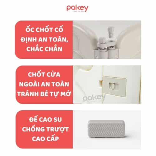 Quây cũi nhựa gấp gọn Pakey Thỏ