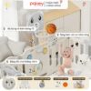 Quây cũi nhựa gấp gọn Pakey gấu NC01 34 Quây cũi nhựa gấp gọn Pakey gấu NC01