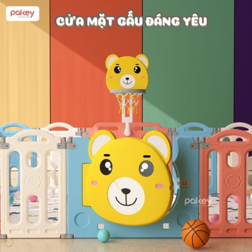 Quây cũi nhựa gấp gọn Pakey gấu NC01 35 Quây cũi nhựa gấp gọn Pakey gấu NC01