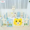 Quây cũi nhựa gấp gọn Pakey gấu NC01 24 Quây cũi nhựa cho bé Pakey gấu NC01