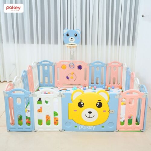 Quây cũi nhựa cho bé Pakey gấu NC01