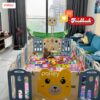 Quây cũi nhựa gấp gọn Pakey gấu NC01 42 quay nhua gap gon Pakey gau NC01 21