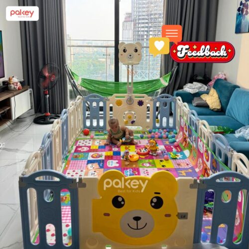 Quây cũi nhựa gấp gọn Pakey gấu NC01 40 quay nhua gap gon Pakey gau NC01 21