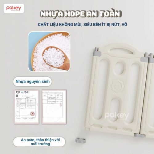 Quây cũi nhựa gấp gọn Pakey gấu NC01 28 Quây cũi nhựa gấp gọn Pakey gấu NC01
