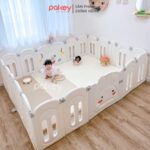 Quây cũi nhựa gấp gọn Pakey Thỏ