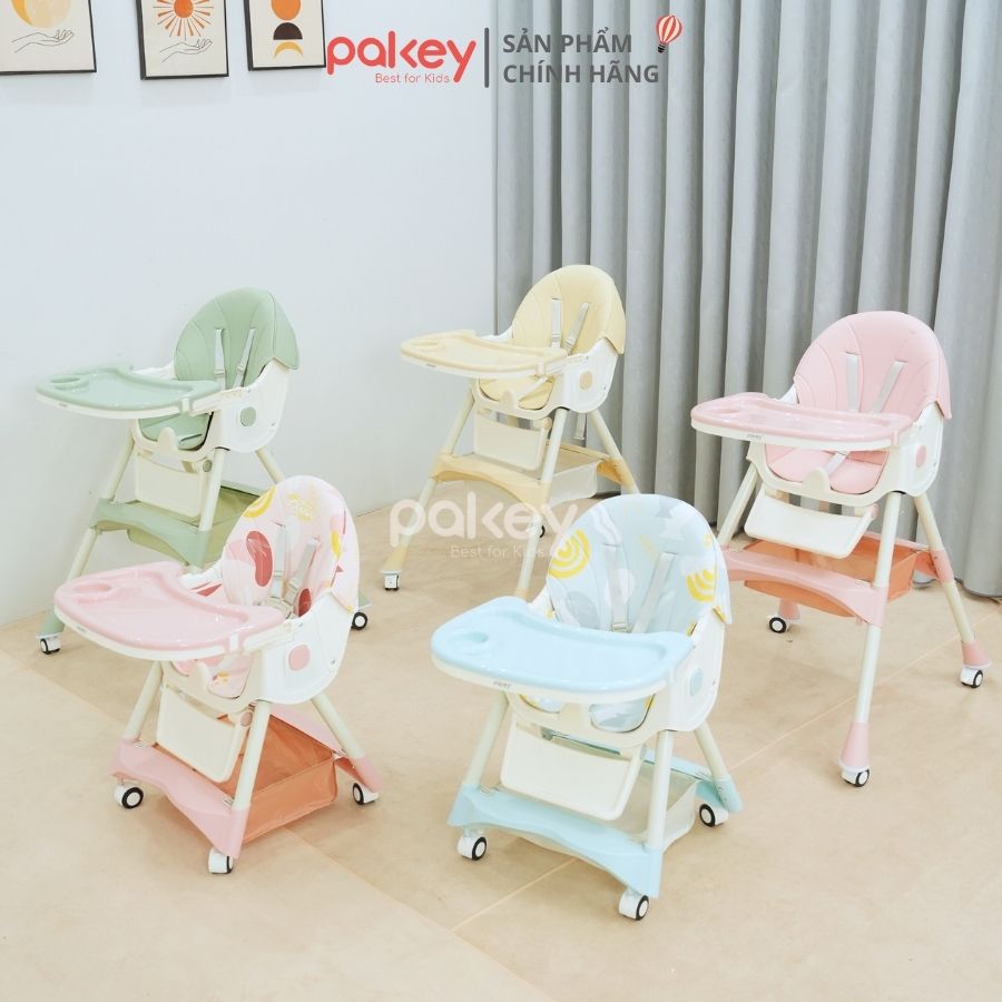 Ghế ăn dặm gấp gọn Pakey HA038 nâng cấp Ghế ăn dặm gấp gọn Pakey HA038 nâng cấp