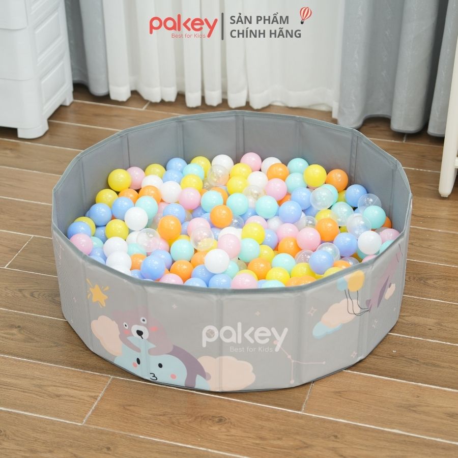 Bể bóng vải Pakey 3 màu - có họa tiết Bể bóng vải Pakey 3 màu - có họa tiết
