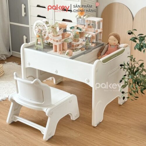 Bộ bàn ghế lego cho bé Pakey F22